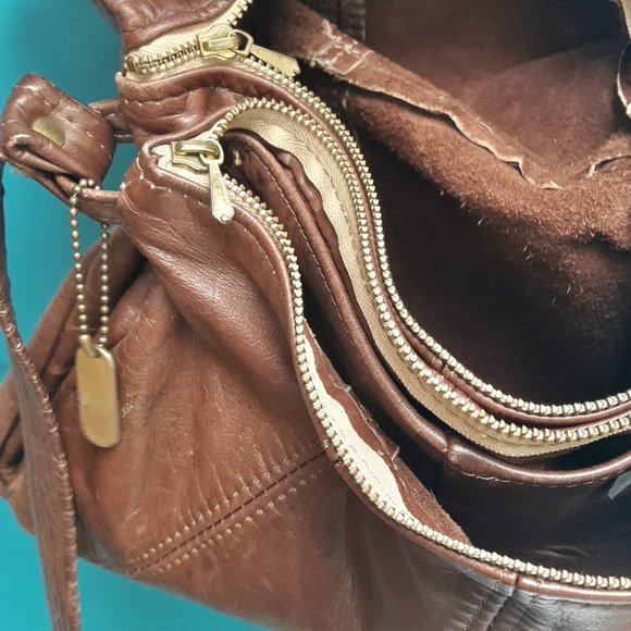 VICTORIA LEATHER CO Genuine Soft Leather Bag Purse Bohemian Rustic Crossbody - Picture 12 of 16